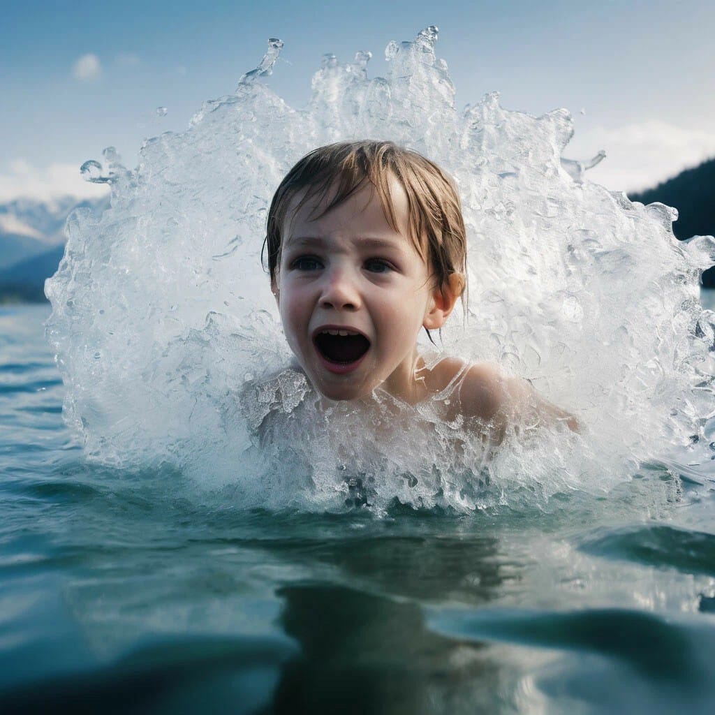 Закаливание холодной водой.