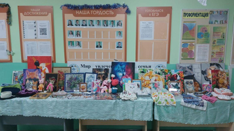 Выставка "Мир увлечений моей семьи".